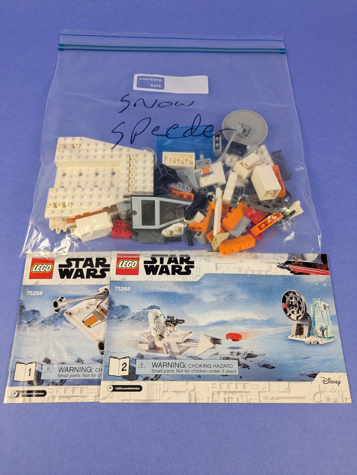 LEGO Star Wars Snowspeeder 75268 Incomplete Set Pre-Owned