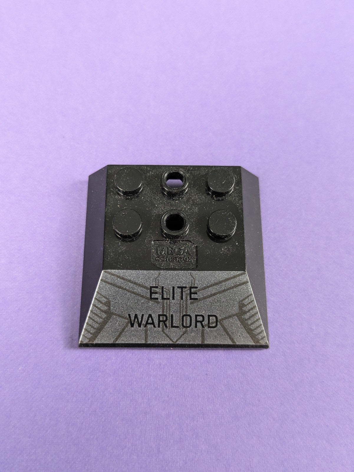 HALO Mega Bloks Construx Elite Warlord GVP39 Elite General - w/ Plate Stand