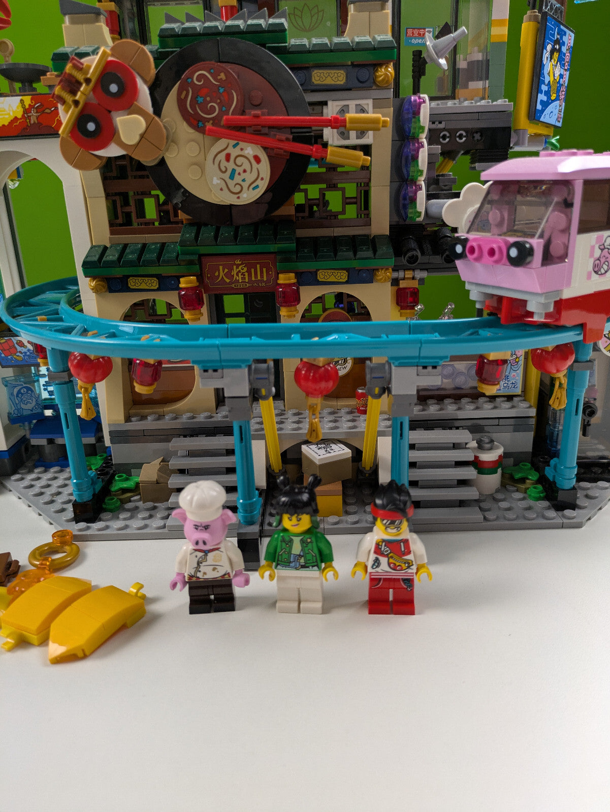 Lego Monkie Kid: The City of Lanterns Set 80036 - Incomplete