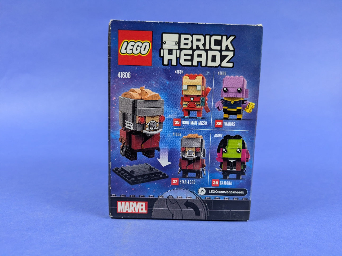 Lego BrickHeadz: Super Heroes: Infinity War: Star-Lord Set 41606 BRAND NEW