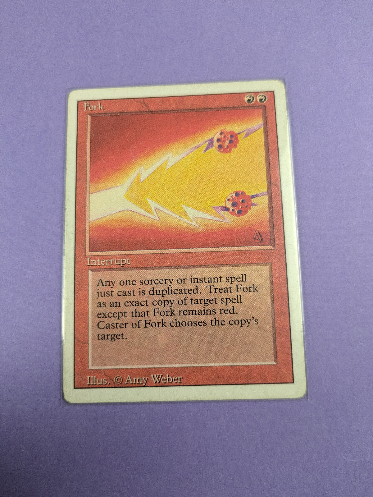 MTG Magic The Gathering: Revised Edition: Fork Rare - MP