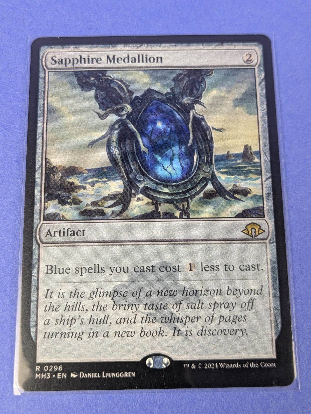 MTG Magic: Modern Horizons 3: Sapphire Medallion #0296 Rare - NM