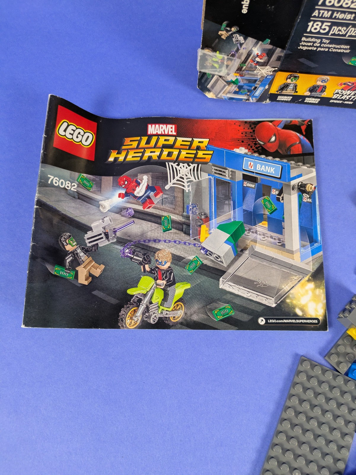 Lego Super Heroes: Spider-Man Homecoming: ATM Heist Battle Set 76082 No Book