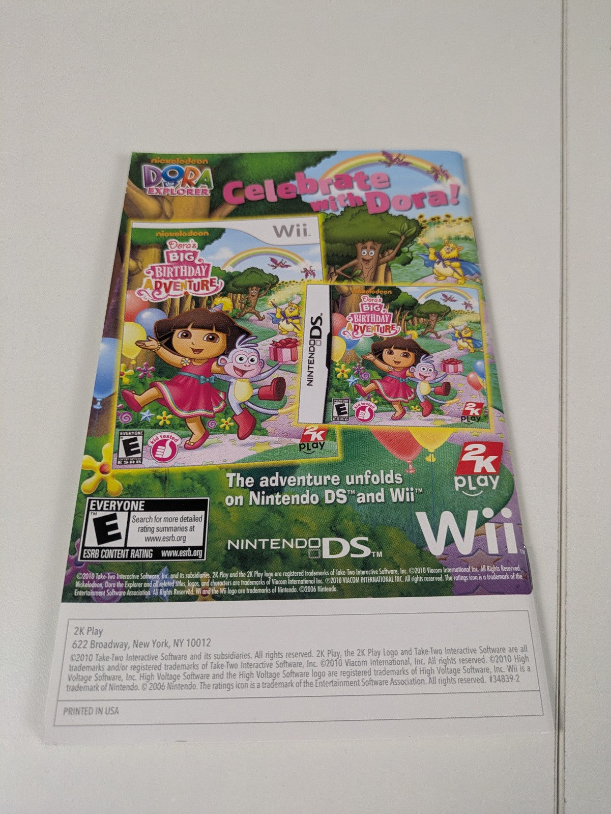 Nickelodeon Fit (Nintendo Wii, 2010) CIB