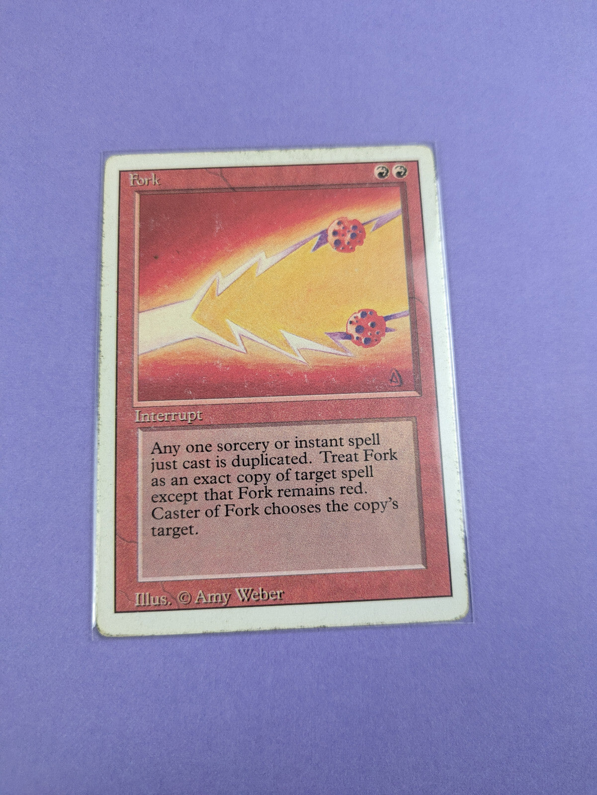 MTG Magic The Gathering: Revised Edition: Fork Rare - MP