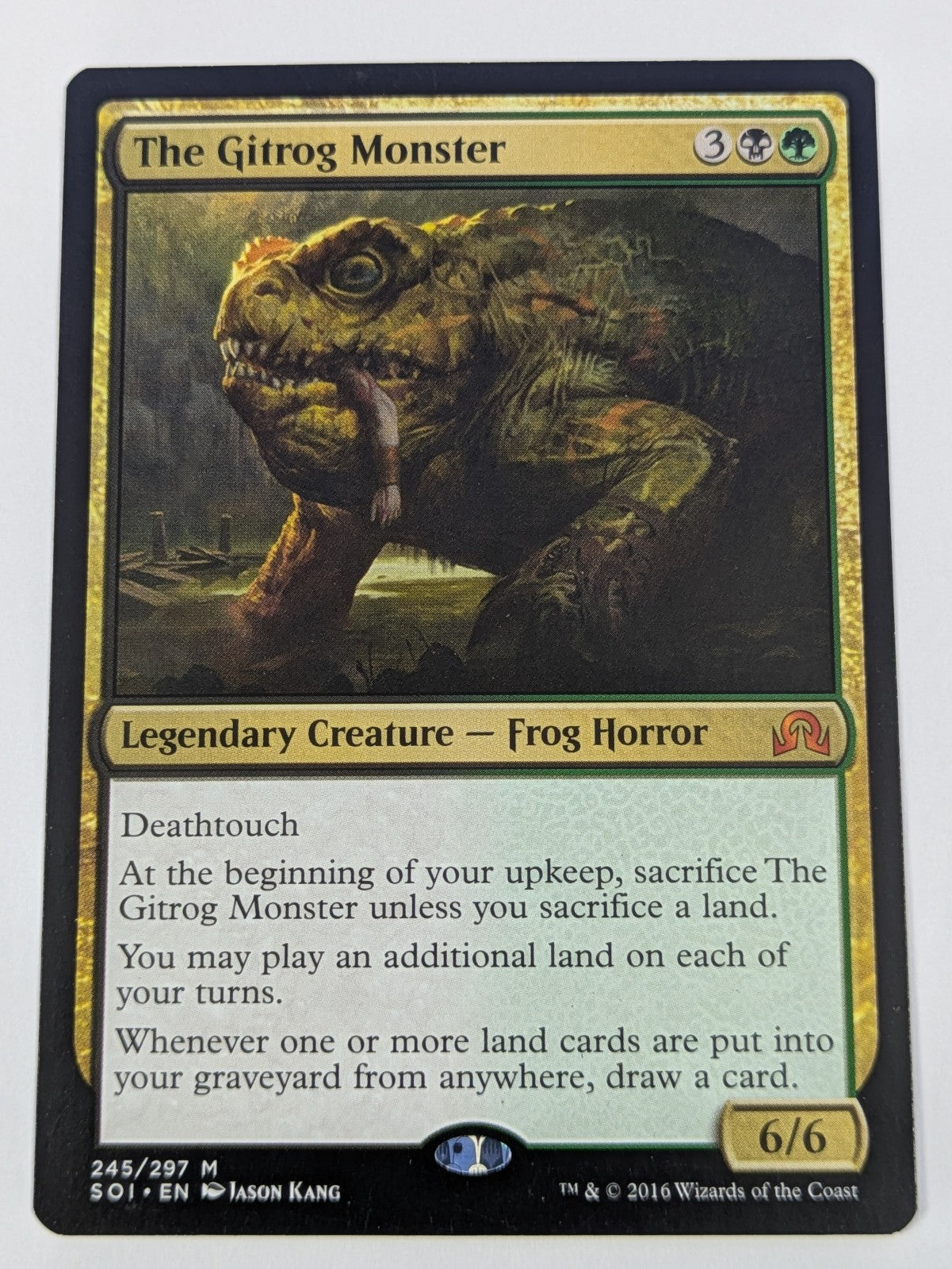 MTG Magic: Shadows over Innistrad: The Gitrog Monster #245/297 Mythic - NM