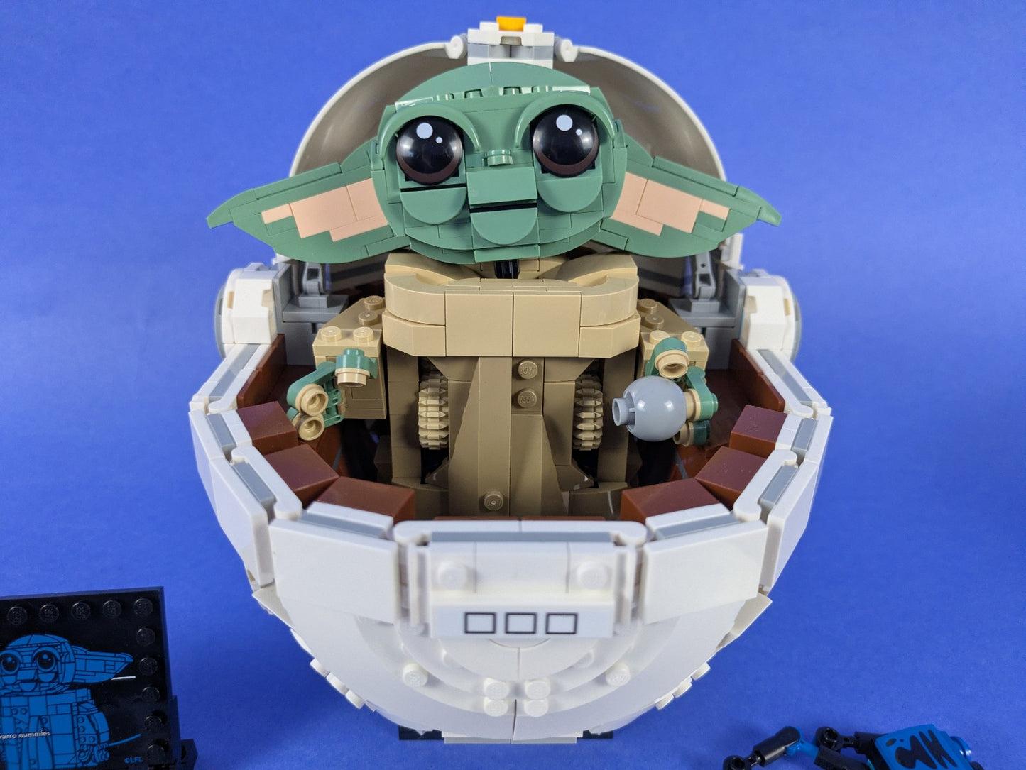 Lego Star Wars: Sculptures: Grogu with Hover Pram Set 75403 Complete Set