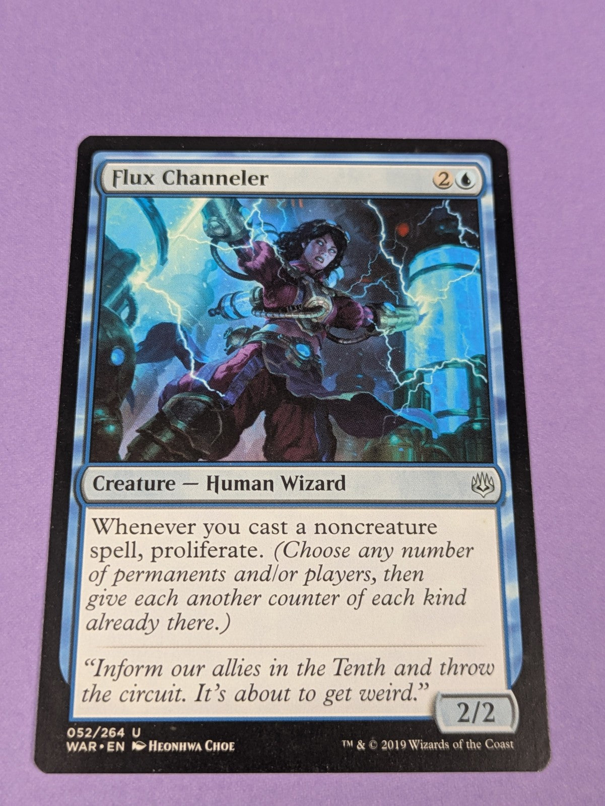 MTG Magic: War of the Spark: Flux Channeler #052/264 Uncommon - NM