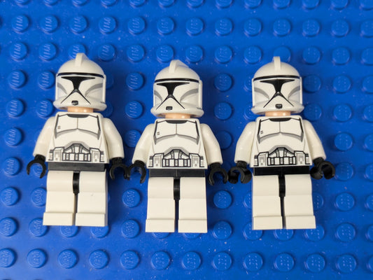 Lego Star Wars: Clone Trooper - Scowl (3X) sw0442 Sets 75015, 75000