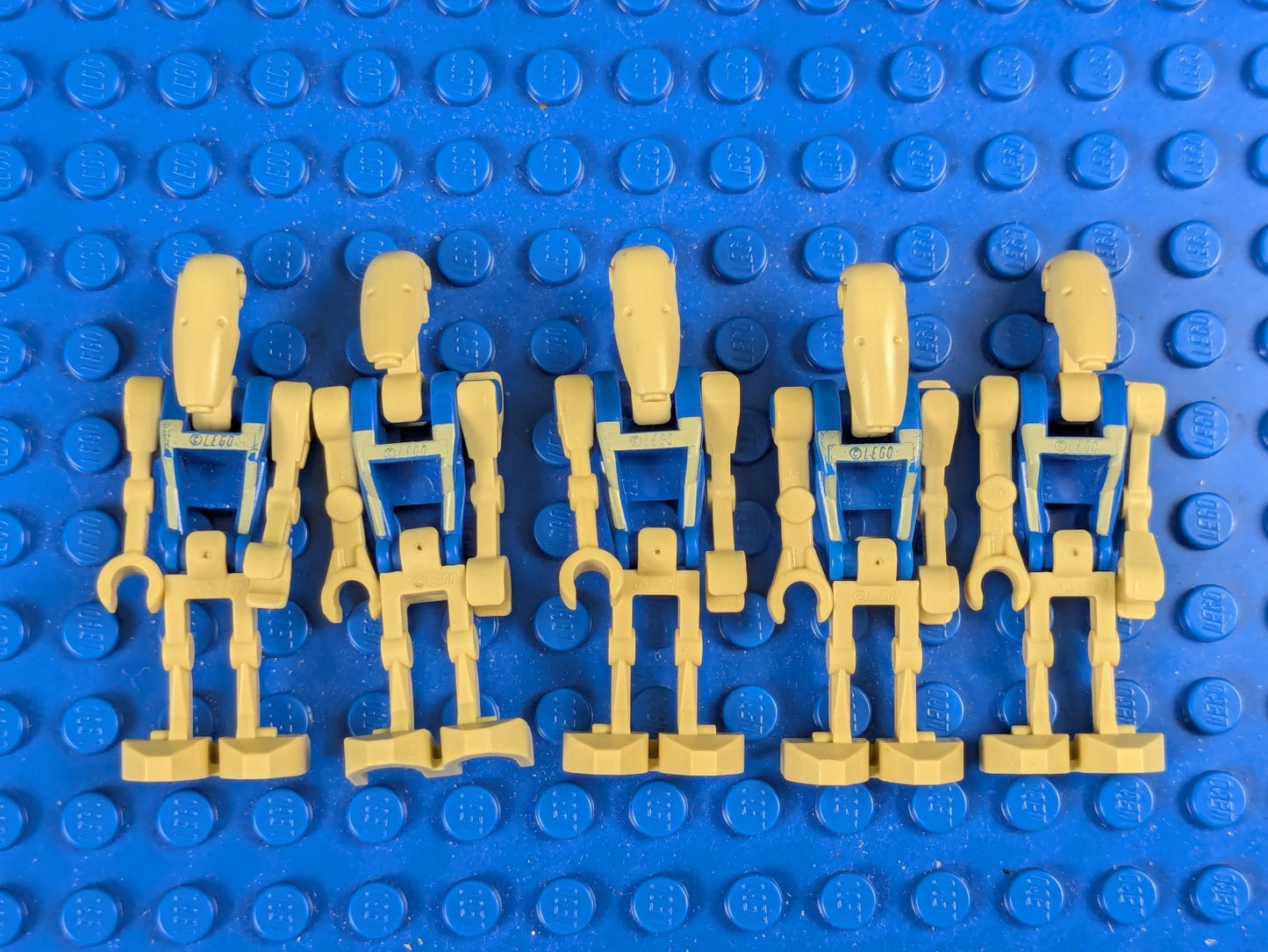 Lego Star Wars: Battle Droid Pilot - Blue Torso (5X) sw0360 Sets 7958, 75073