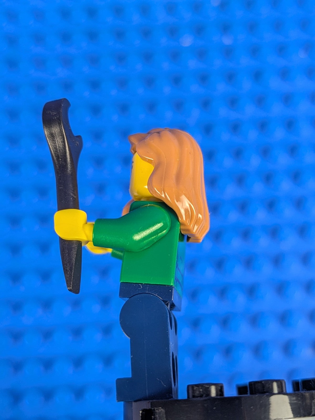 Lego Town: City: Green Female Jacket Open with Necklace cty0545 Set 60082