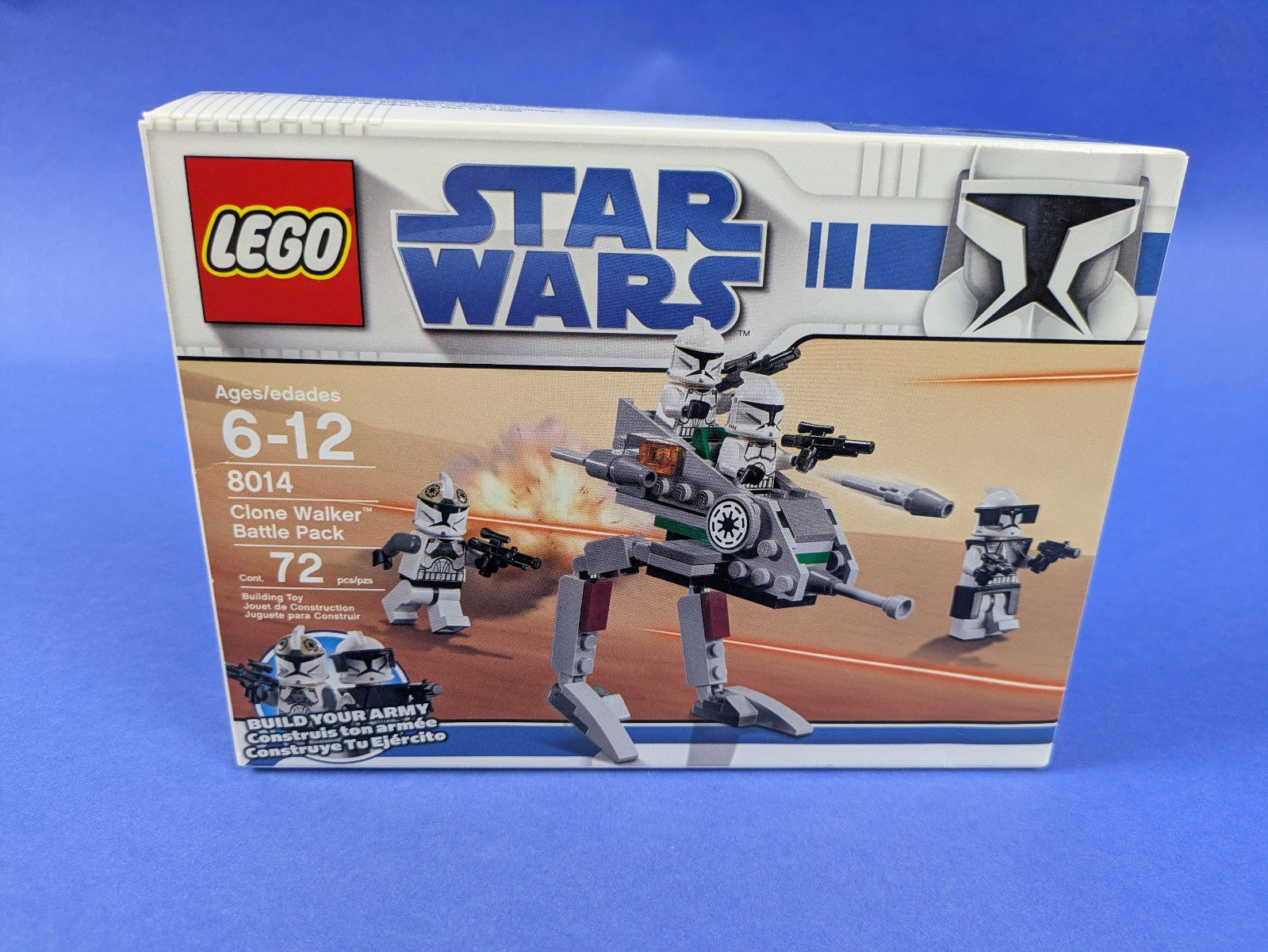 LEGO Star Wars Clone Walker Battle Pack 8014 Complete Set Pre-Owned