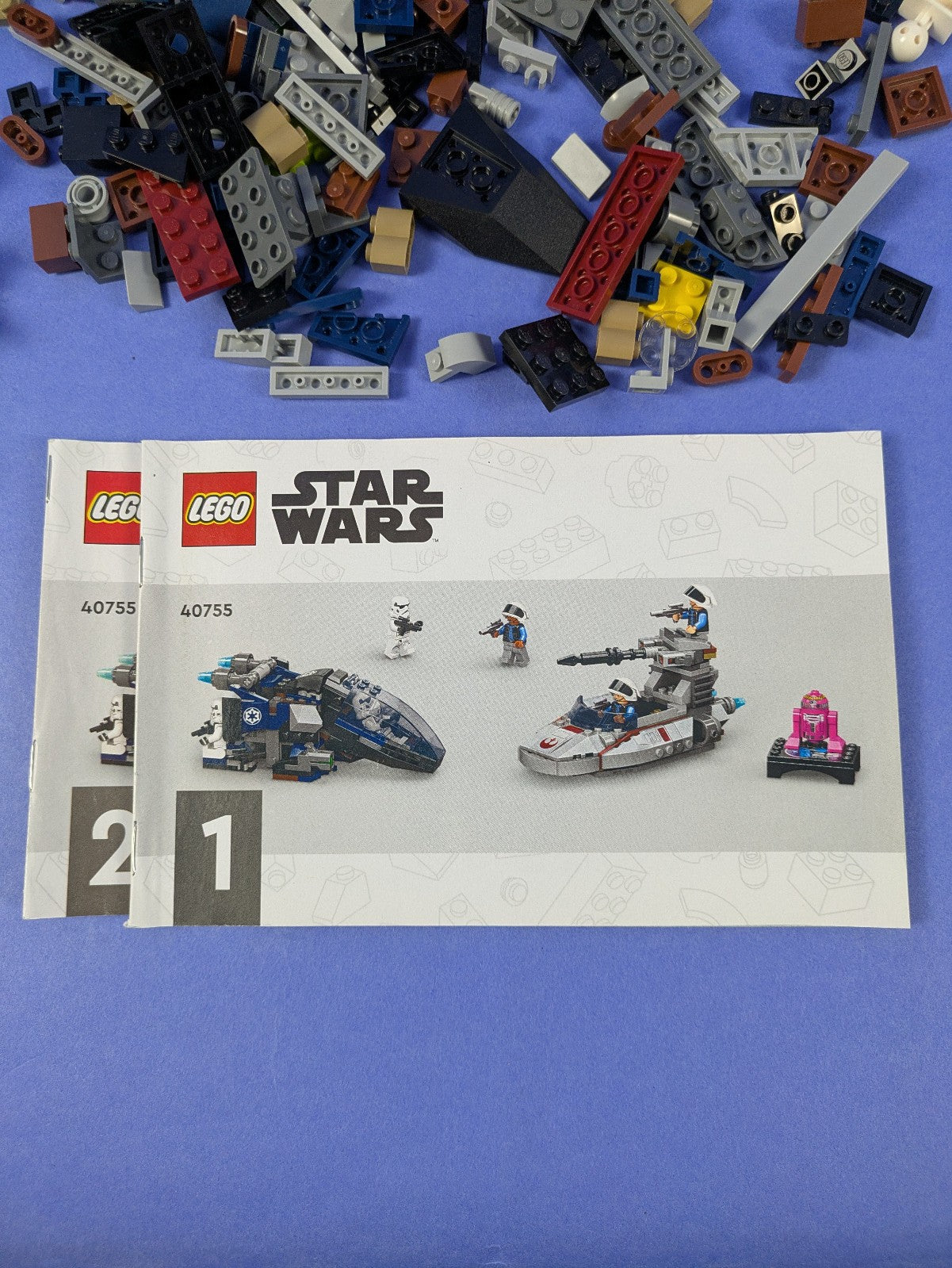 LEGO Star Wars Imperial Dropship vs. Rebel Scout Speeder 40755