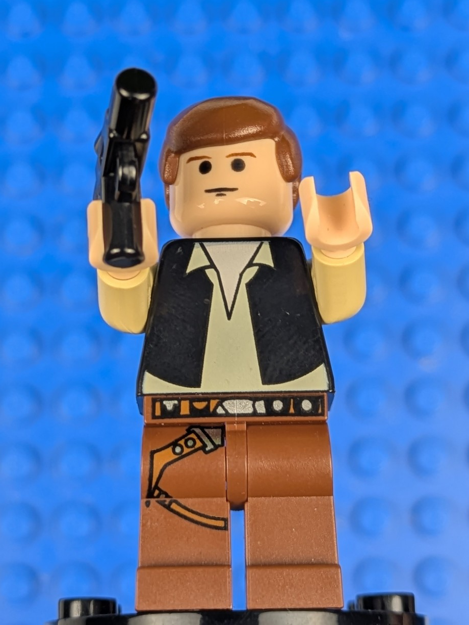 Lego Star Wars: Han Solo - Black Vest over Tan Shirt sw0179 Set 10179