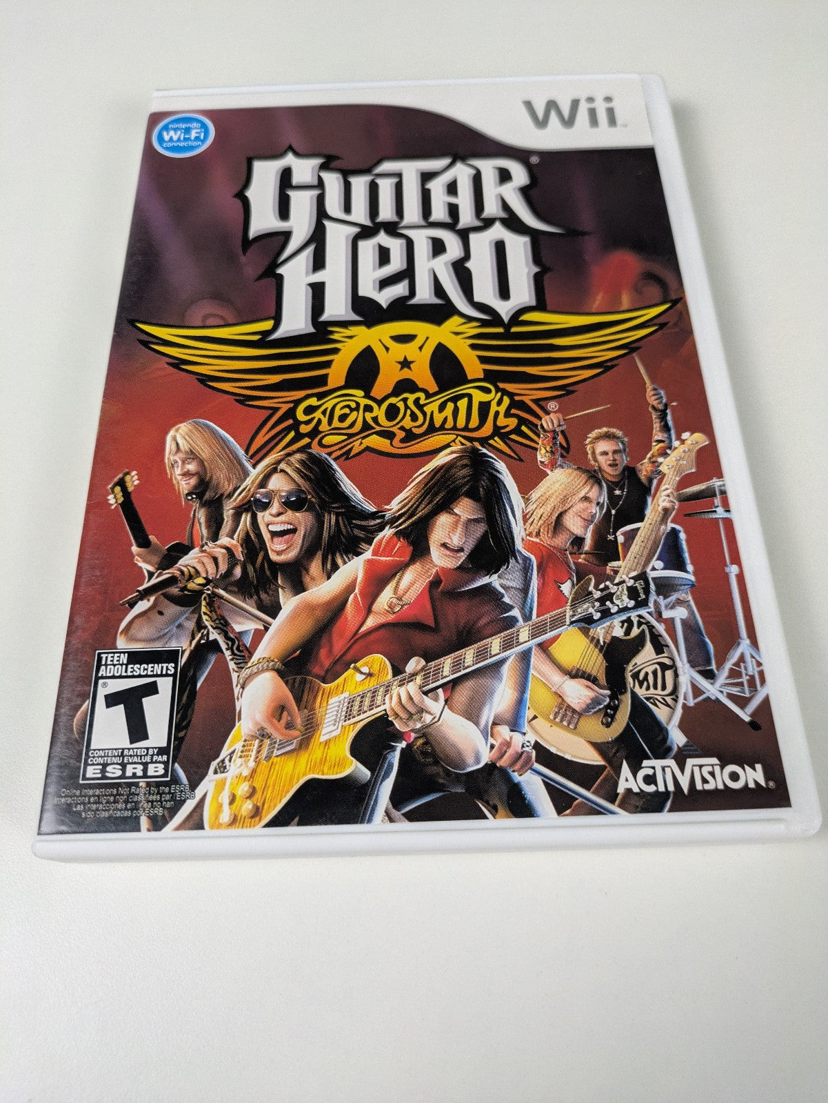 Guitar Hero: Aerosmith (Nintendo Wii, 2008) CIB