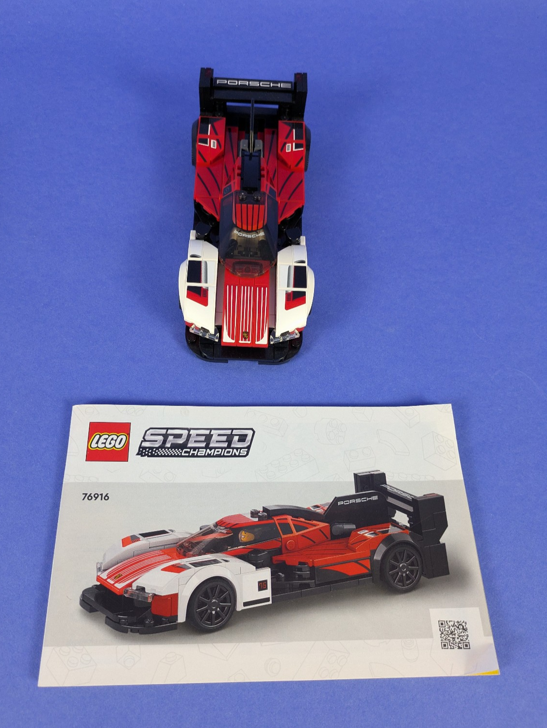 Lego SPEED CHAMPIONS: Porsche 963 Set 76916 Incomplete Set