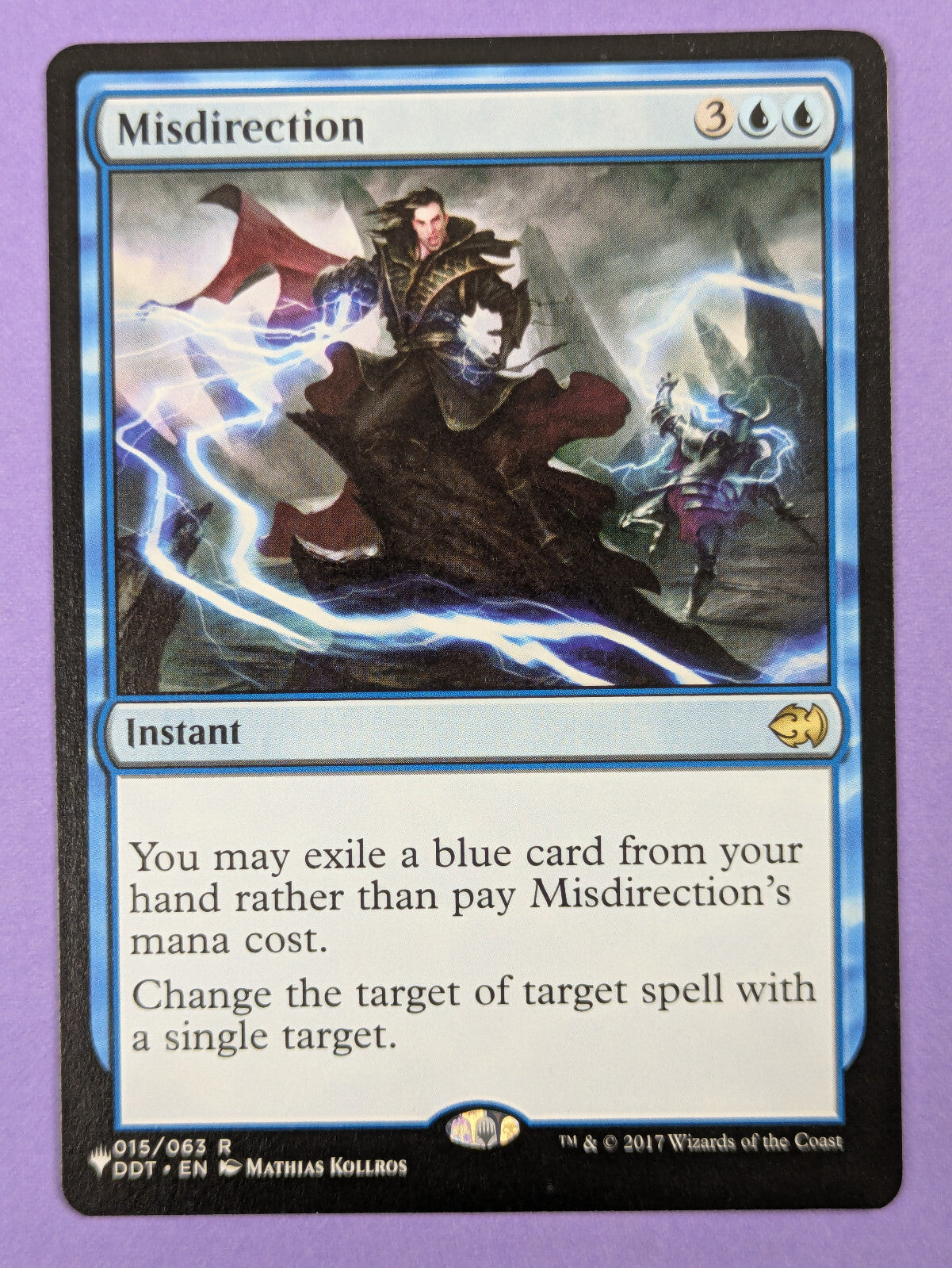 MTG Magic The Gathering: The List: Misdirection - DDT Reprint #015/063 Rare NM