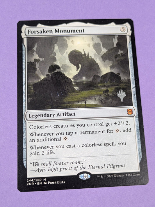 MTG Magic: Zendikar Rising: Forsaken Monument #244/280 Mythic - NM
