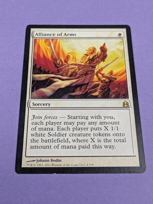 MTG Magic: Commander 2011: Alliance of Arms #4/318 Rare - LP