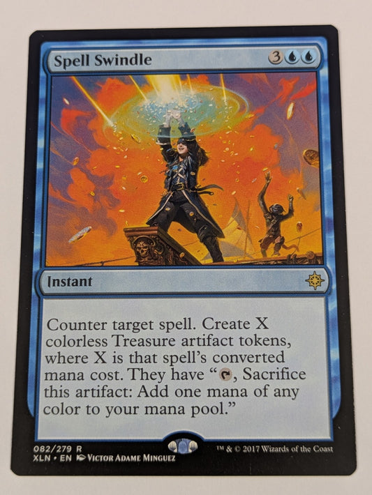 MTG Magic: Ixalan: Spell Swindle #082/279 Rare - LP
