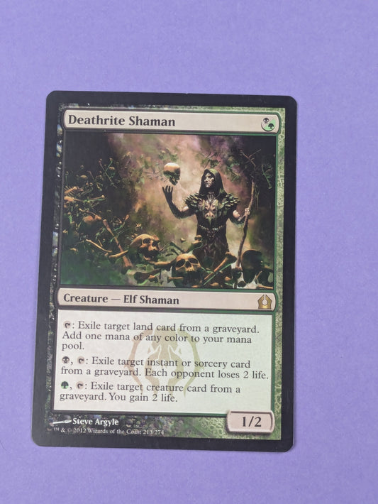 MTG Magic The Gathering: Return to Ravnica- Deathrite Shaman- Rare- NM