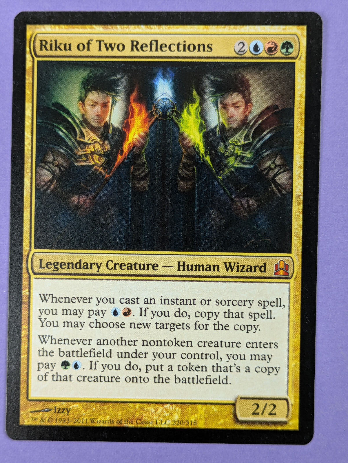 MTG Magic: Commander 2011: Riku of Two Reflections #220/318 Mythic - NM