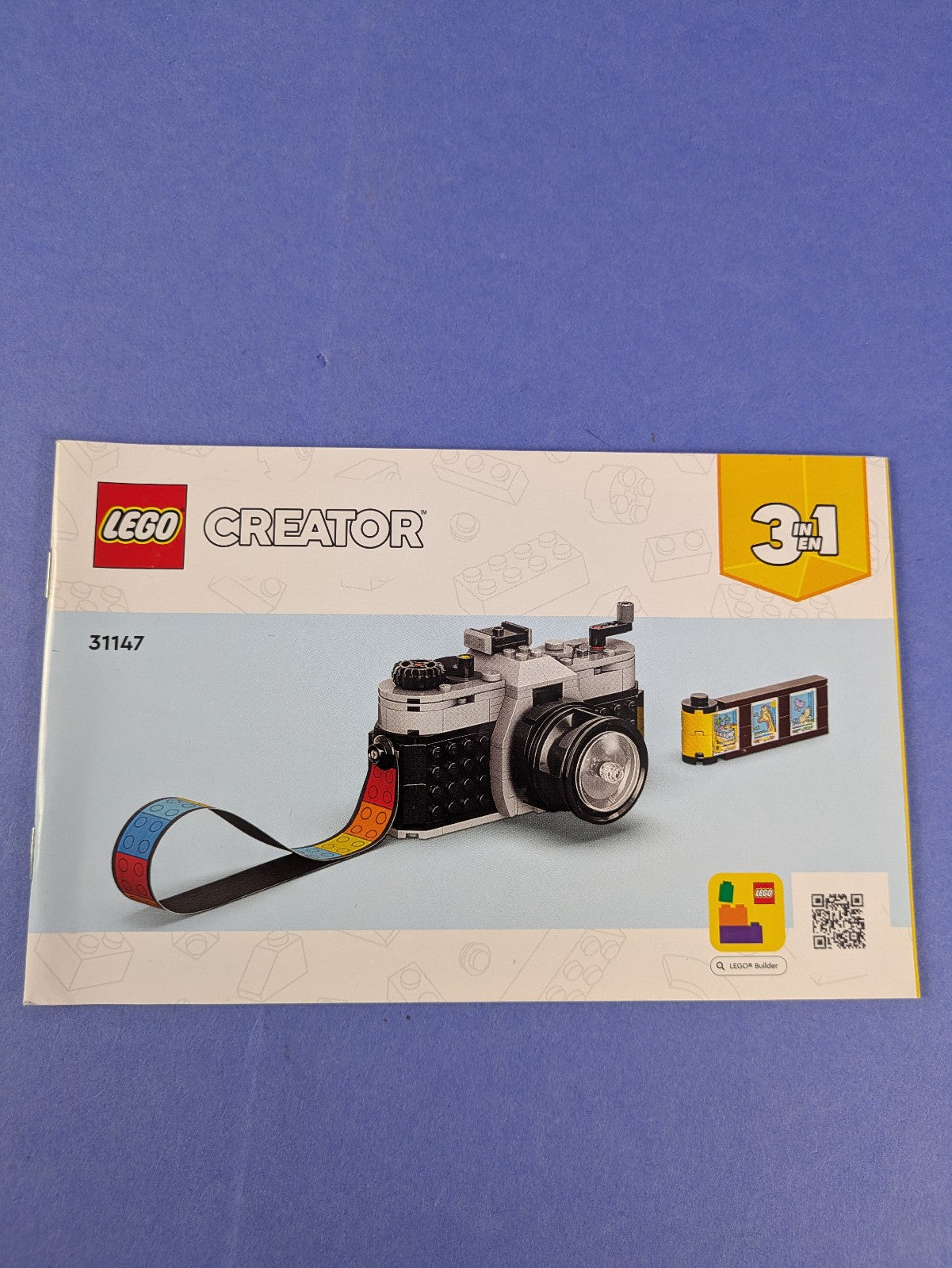 LEGO Creator Retro Camera 31147 Complete Set Pre-Owned