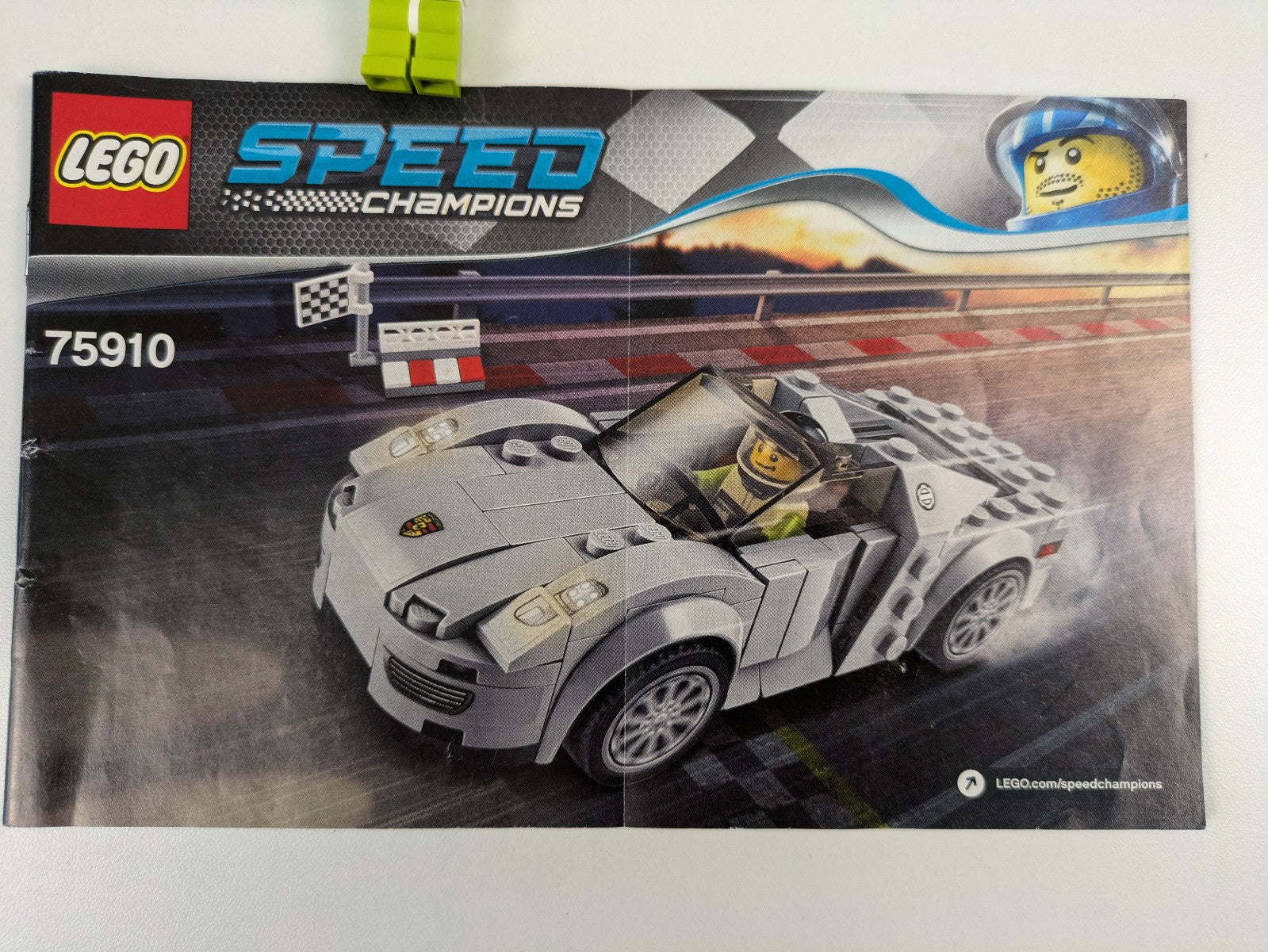 Lego SPEED CHAMPIONS: Porsche 918 Spyder Set 75910 - w/ Instructions
