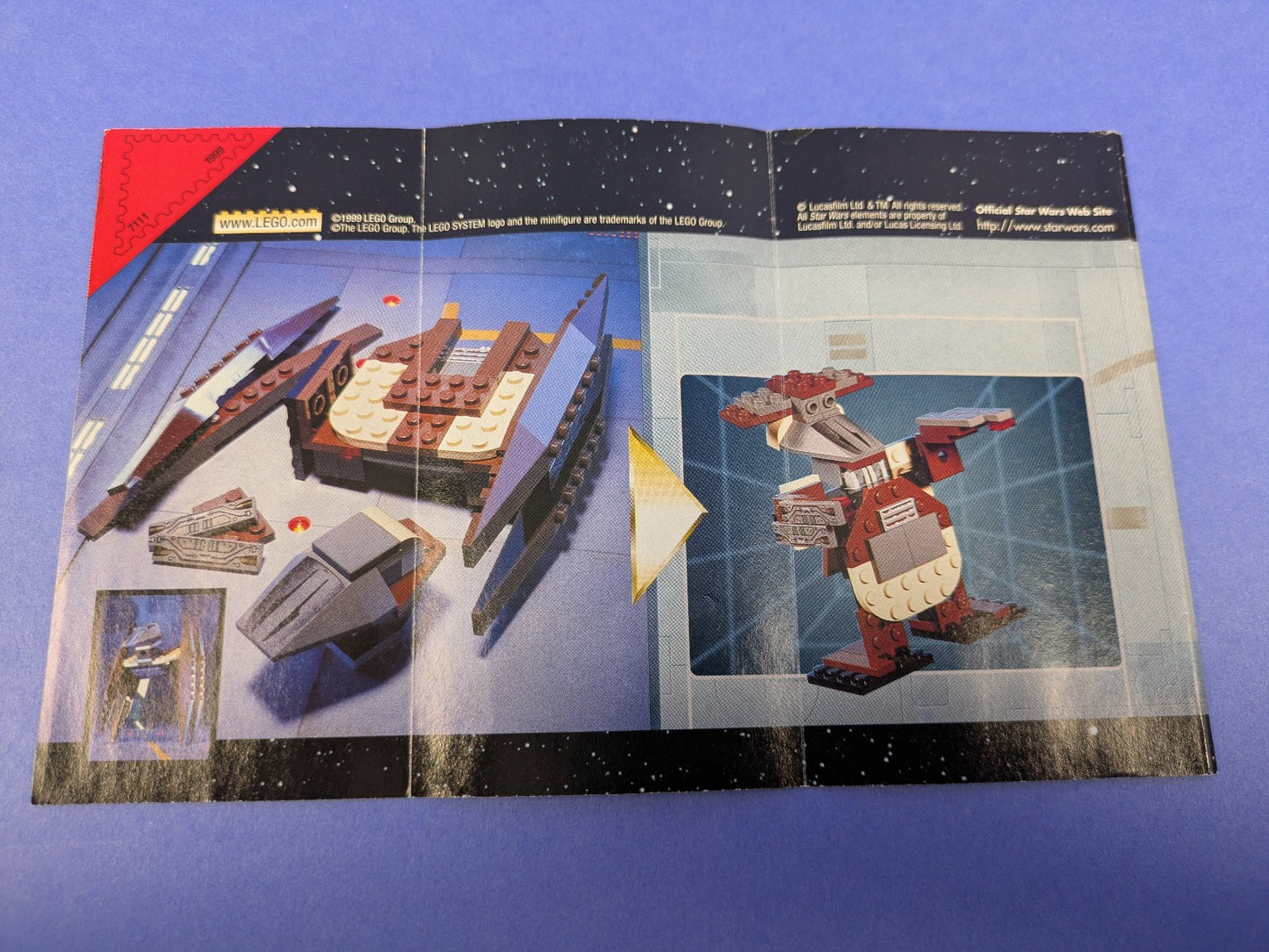 LEGO Star Wars Droid Fighter 7111 Complete Set Pre-Owned