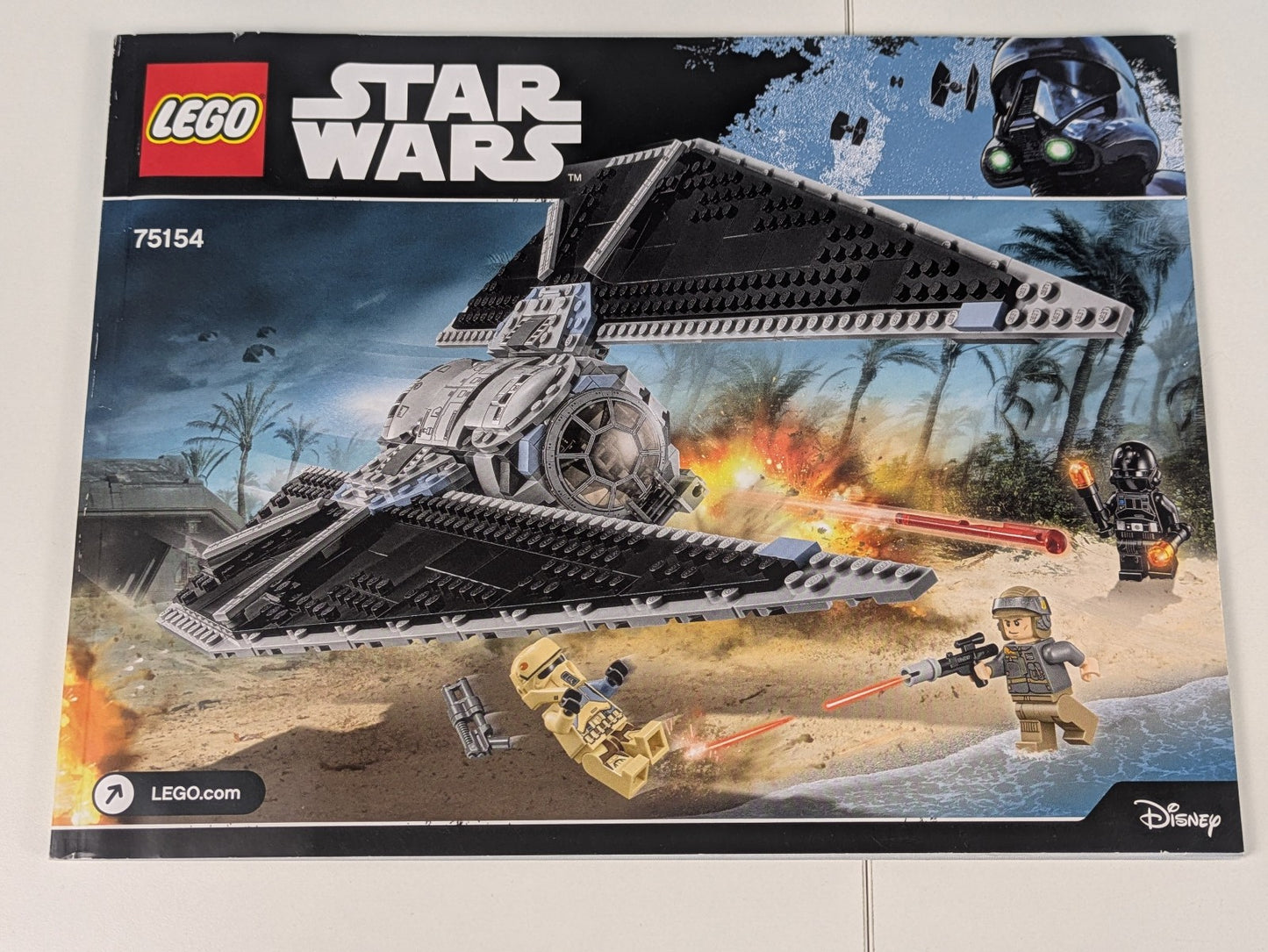 Lego Star Wars: Rogue One: TIE Striker Set 75154 - Complete Set