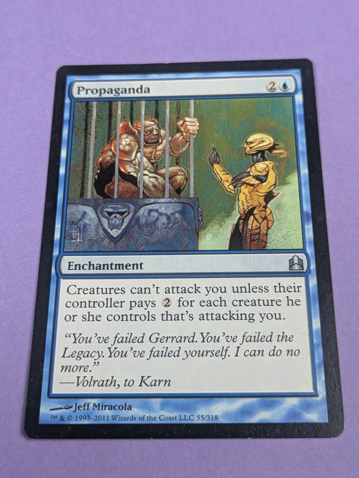 MTG Magic: Commander 2011: Propaganda #55/318 Uncommon - LP