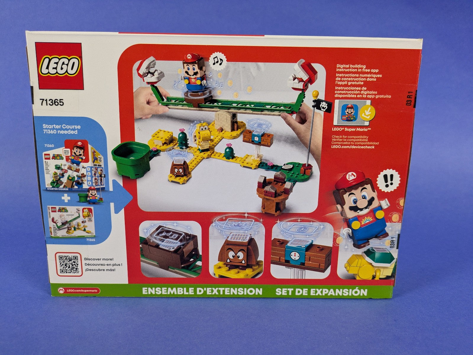 Lego Super Mario: Piranha Plant Power Slide - Expansion Set 71365 BRAND NEW