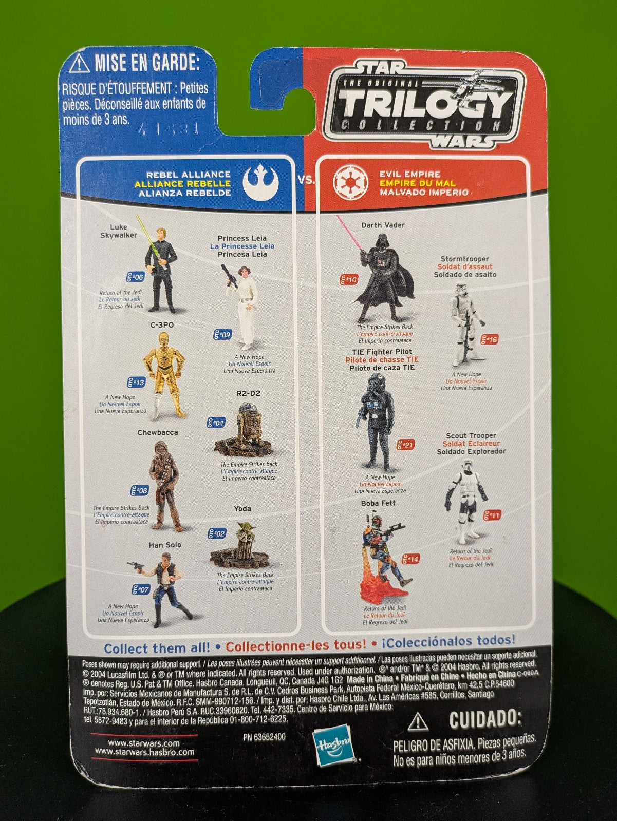 Hasbro Star Wars The Original Trilogy Darth Vader 3.75" Action Figure NIB