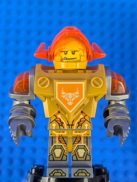Lego NEXO KNIGHTS: Axl - Trans-Neon Orange Visor nex137 Set 72006