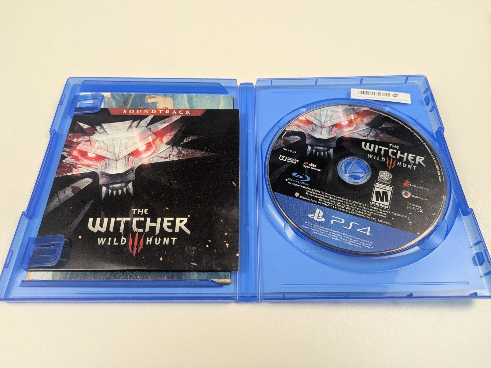 The Witcher 3: Wild Hunt (PS4, 2015) CIB
