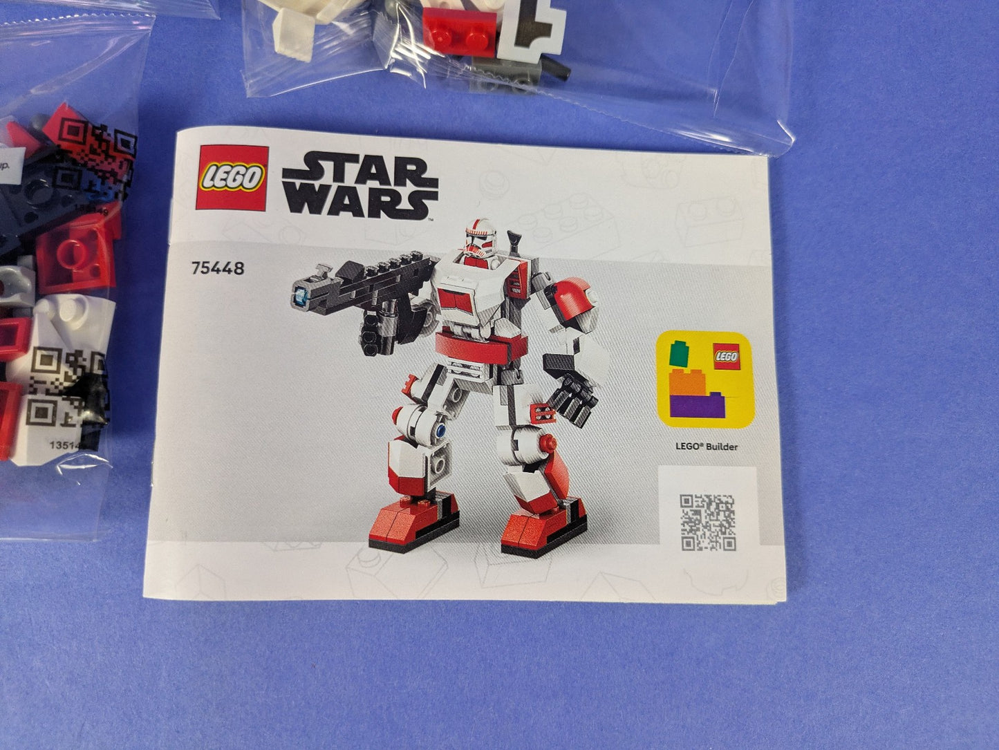 Lego Star Wars: Mechs: Clone Shock Trooper Mech Set 75448 Incomplete Set