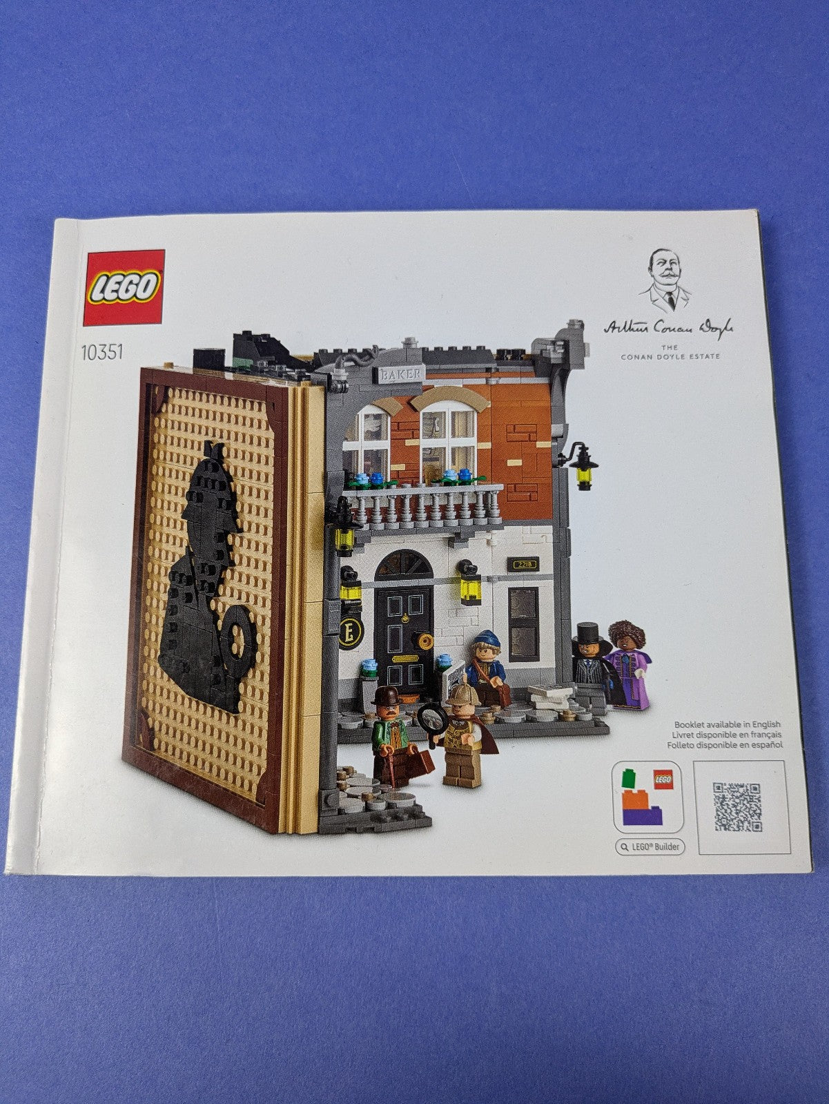 LEGO Creator Sherlock Holmes: Book Nook 10351 Complete Set Pre-Owned