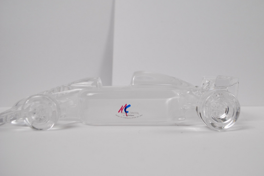 Hofbauer Magic Crystal Formula One Glass Race Car Paperweight