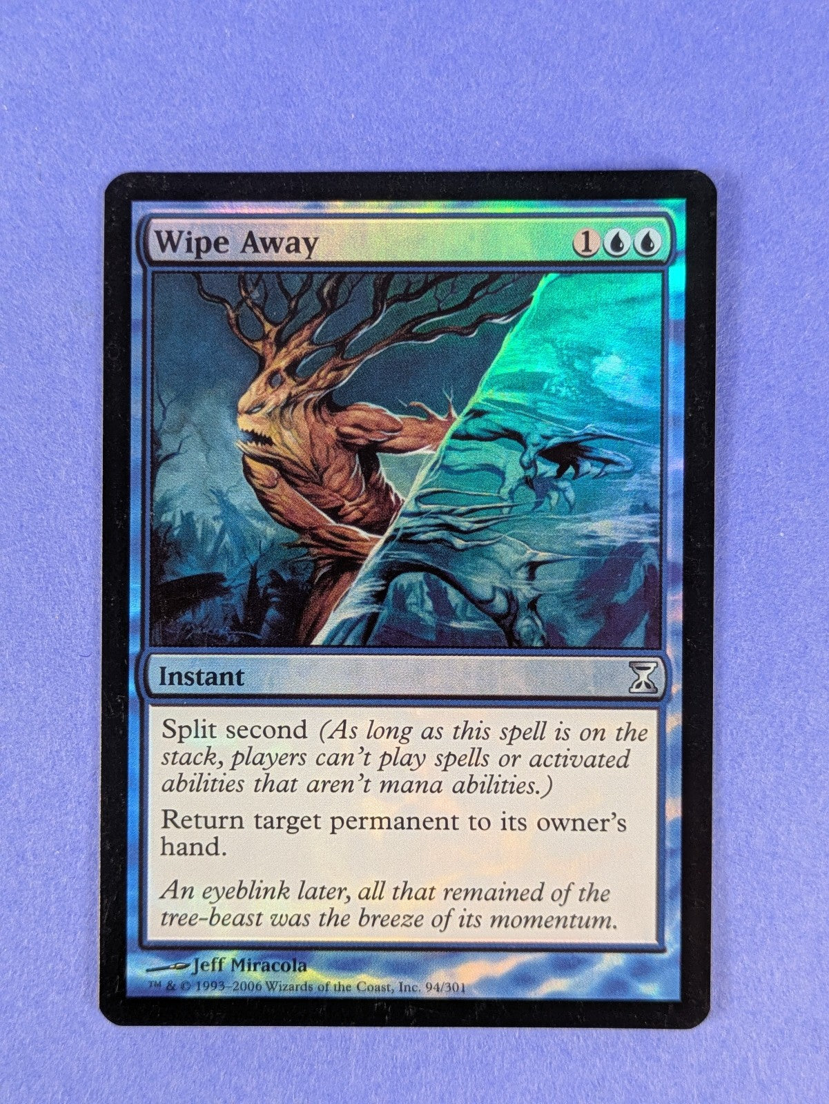 MTG Magic the Gathering: Time Spiral: Wipe Away Foil #94/301 Uncommon - LP