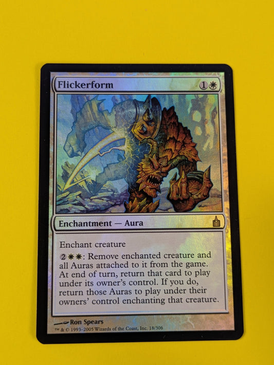 MTG Magic: Ravnica: City of Guilds: Flickerform #18/306 Rare - NM