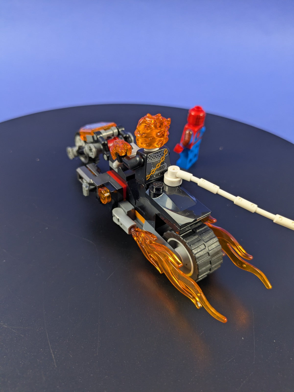 LEGO Super Heroes Spider-Man vs. Ghost Rider Motorcycle 76335 Complete Pre-Owned