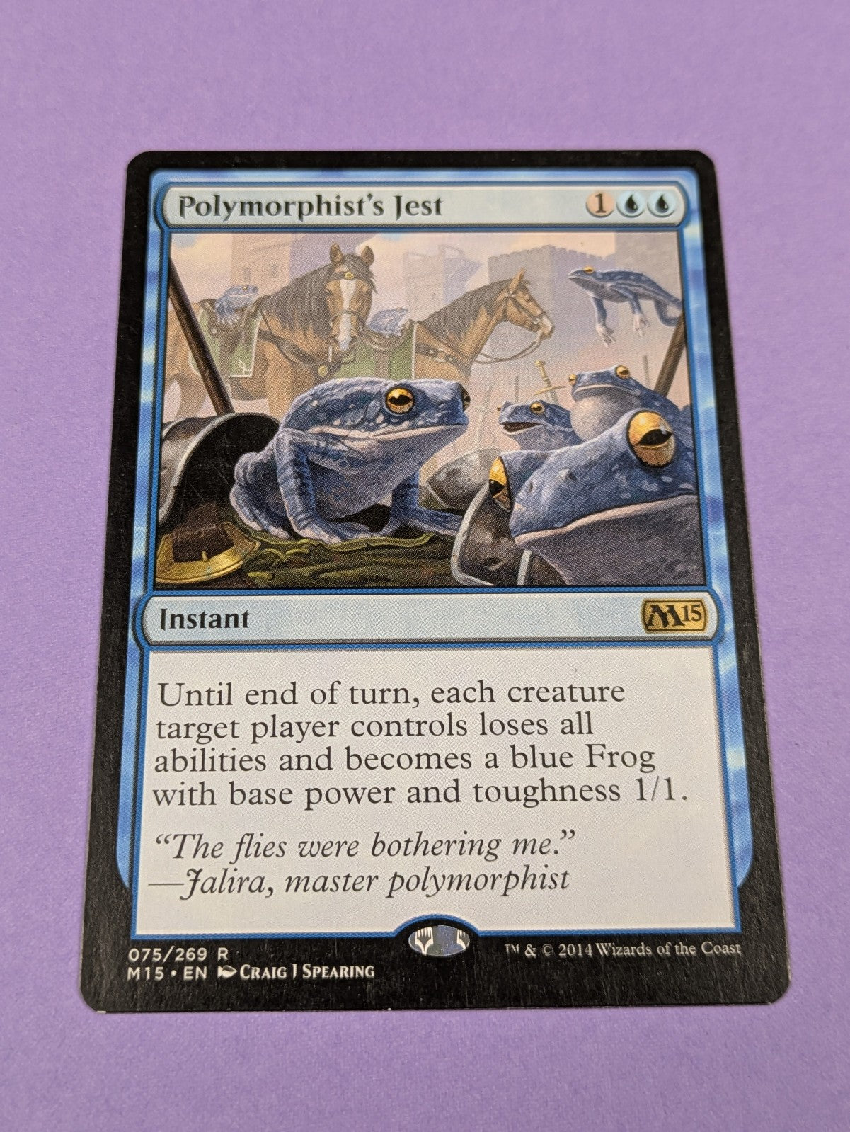 MTG Magic: Magic 2015: Polymorphist's Jest #075/269 Rare - LP
