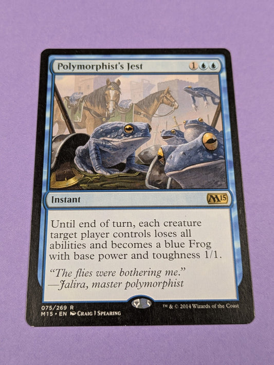 MTG Magic: Magic 2015: Polymorphist's Jest #075/269 Rare - LP