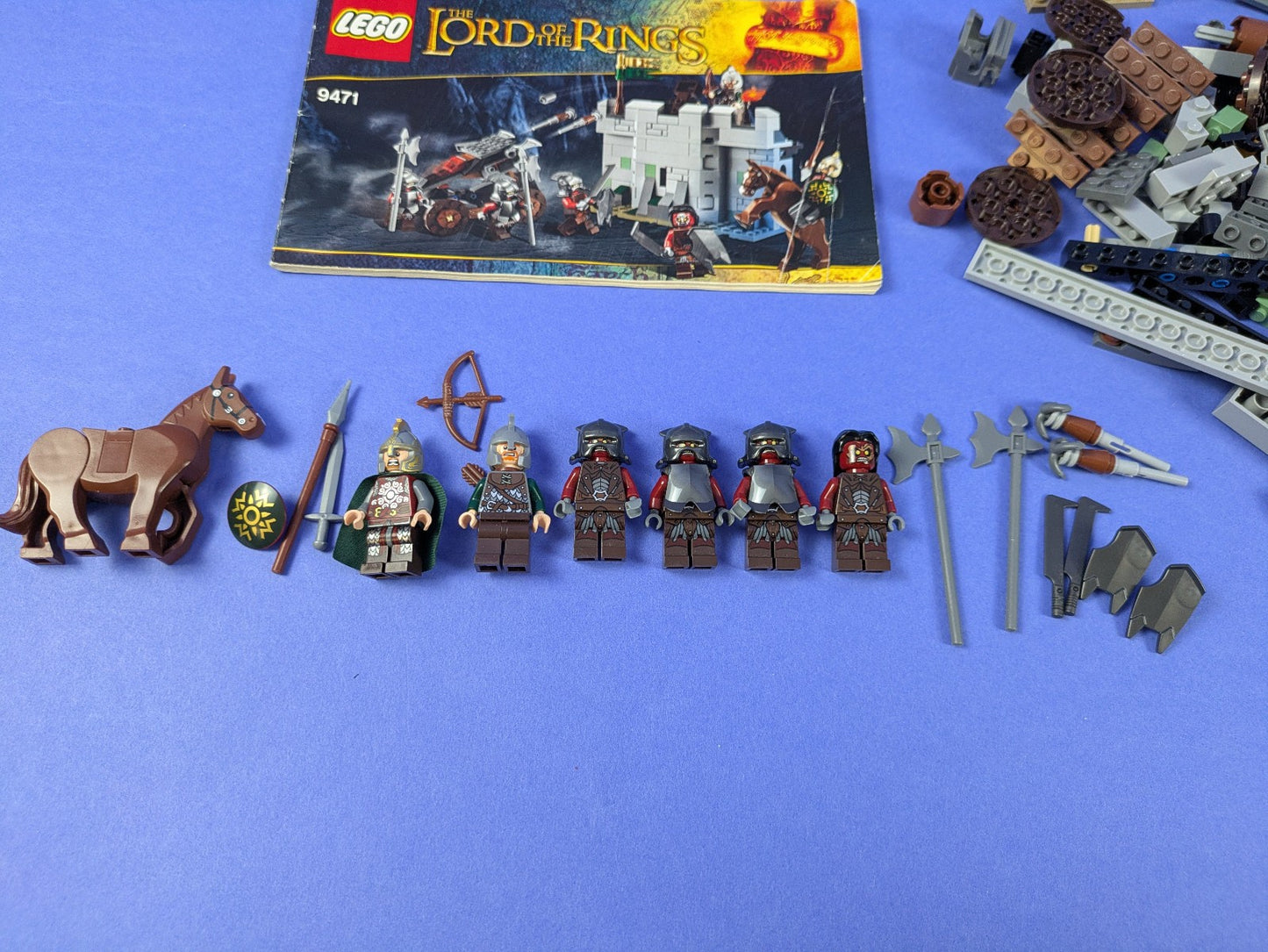 LEGO The Hobbit and The Lord of the Rings Uruk-hai Army 9471 Complete Pre-Owned