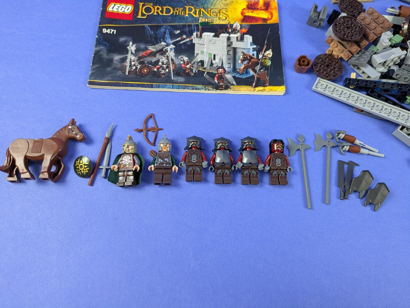 LEGO The Hobbit and The Lord of the Rings Uruk-hai Army 9471 Complete Pre-Owned