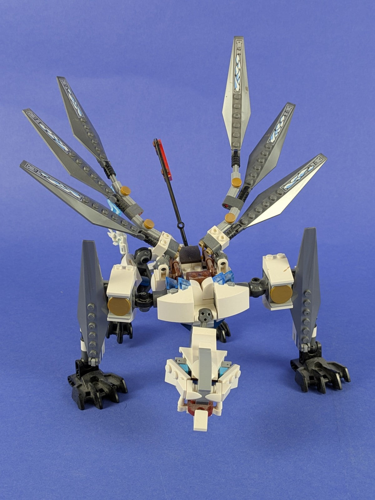 LEGO NINJAGO Titanium Dragon 70748 Incomplete Set Pre-Owned