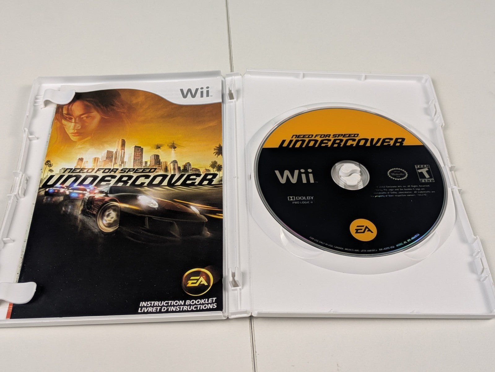 Need for Speed: Undercover (Nintendo Wii, 2008) CIB
