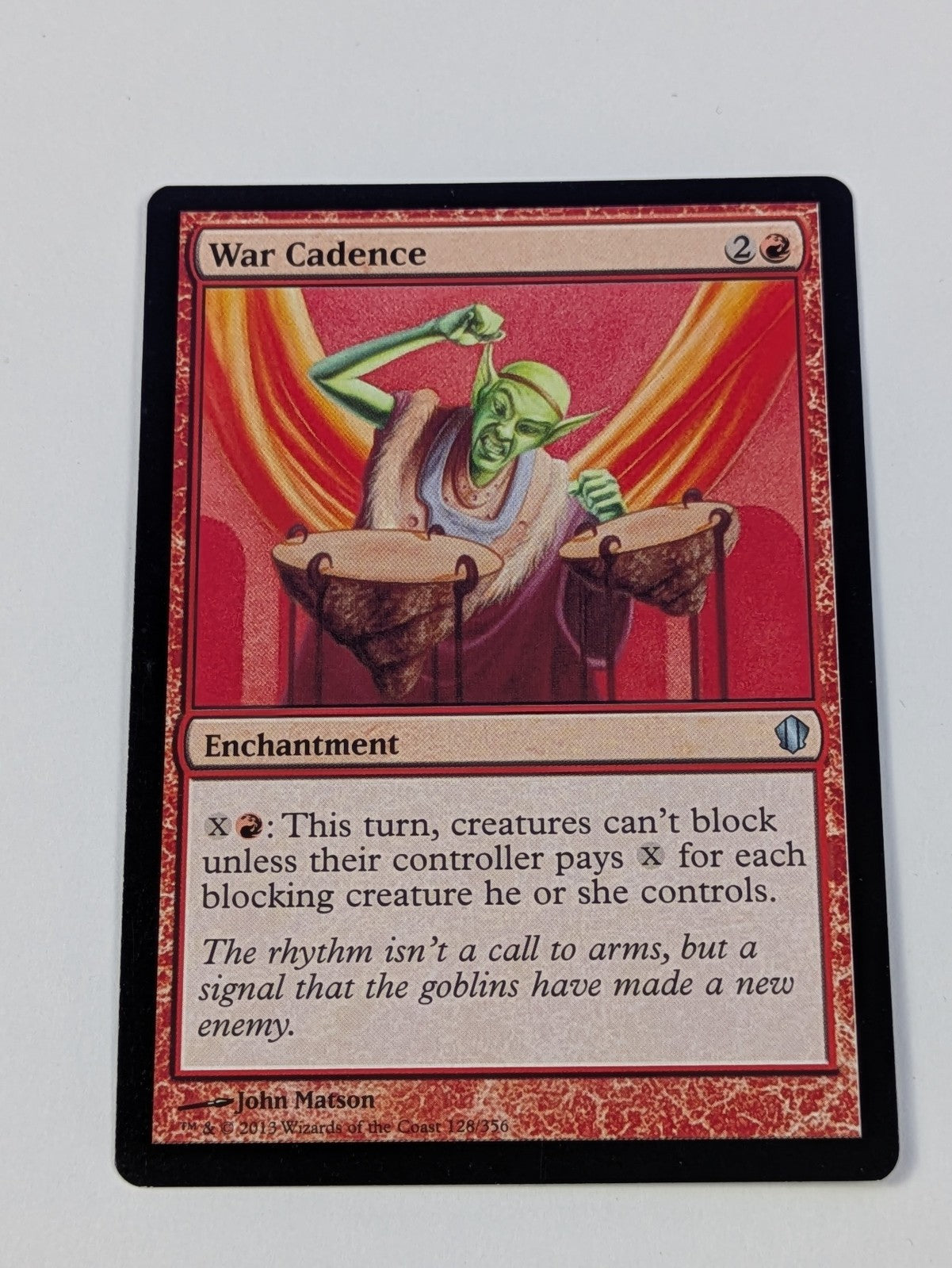 MTG Magic: Commander 2013: War Cadence #128/356 Uncommon - NM