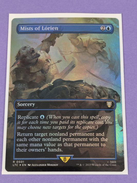 MTG: The Lord of the Rings: Mists of Lórien Borderless Foil #0501 Rare - NM