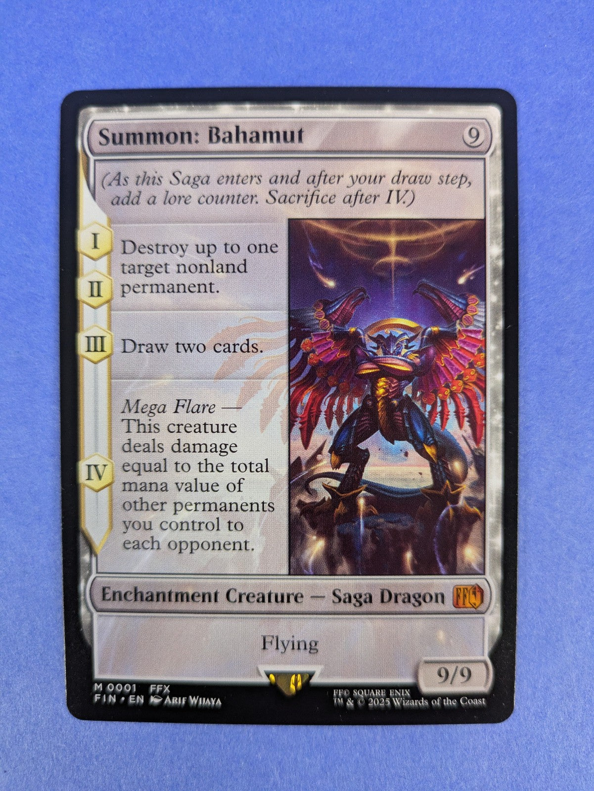MTG Magic: FINAL FANTASY: Summon: Bahamut #0001 Mythic - NM